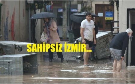 İzmir’de 1,5 saatte 144 kg yağmur: Kentte sele teslim