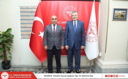 İzmir İl Sağlık Müdürü Ayhan Kul’a BAZEKOL’dan nezaket ziyareti