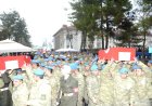 Diyarbakır Sur'da şehit olan 5 asker için uğurlama töreni