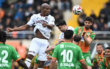 Trabzonspor Alanya deplasmanında 2 puan bıraktı: Seri sonlandı