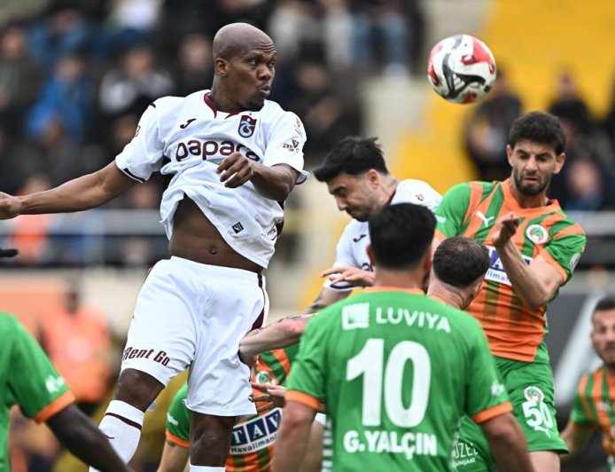 Trabzonspor Alanya deplasmanında 2 puan bıraktı: Seri sonlandı