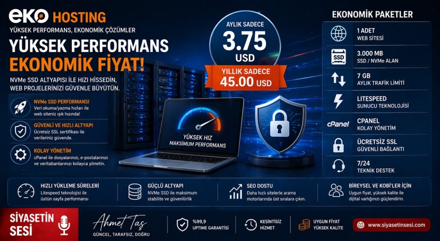 Eko Hosting yeni nesil ekonomik web barındırma paketini duyurdu